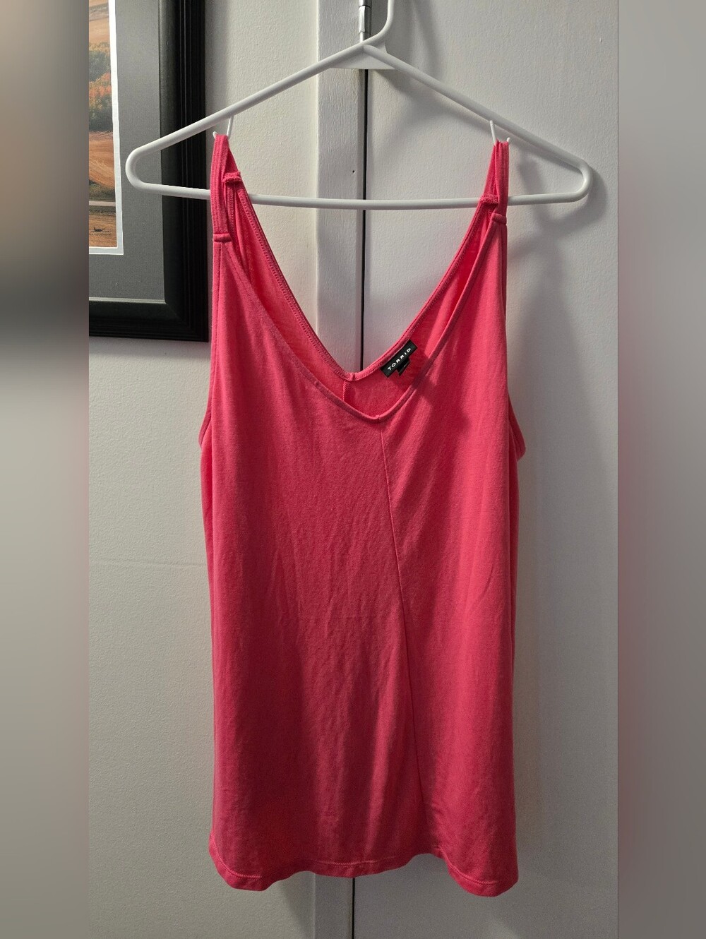 TORRID Pink V-Neck Tank Top